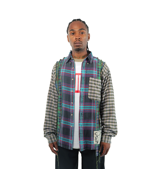 Archive Cut Tartan Overshirt #7
