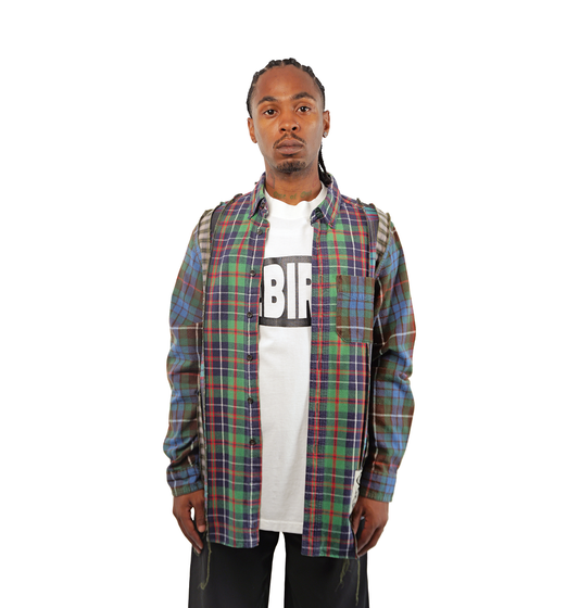 Archive Cut Tartan Overshirt #6